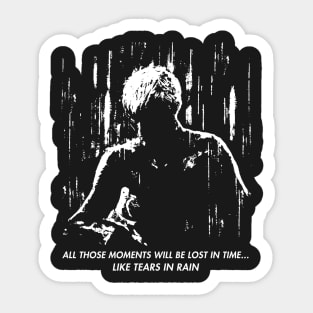 Blade Runner - Like Tears in Rain Sticker